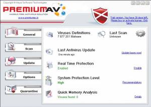 PremiumAV Antivirus 2014 screenshot