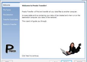 software - Presto Transfer Photoshop 3.42 screenshot