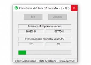 software - Prime Cores Beta V6.1 beta6 screenshot