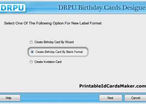 Printable Birthday Cards Maker screenshot