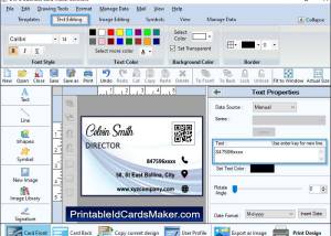 software - Printable Business Cards Maker 6.0.5.8 screenshot