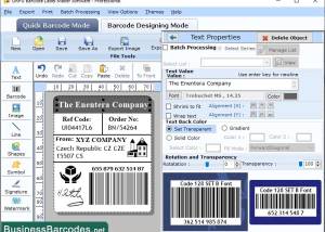 software - Printable Code 128 SET B Barcode 9.7.7 screenshot