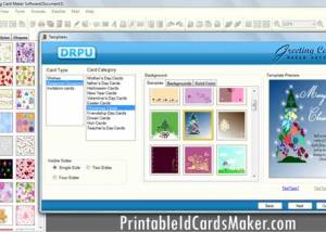software - Printable Greeting Cards Maker 8.3.0.1 screenshot