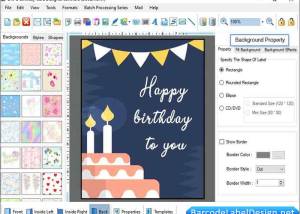 software - Printing Birthday Cards Tool 8.4 screenshot