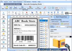 software - Printing Library Book Barcode Label 4.9.9 screenshot