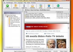 software - Private Label RSS Feed Reader 1.1 screenshot