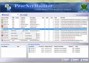 Proc Net Monitor screenshot