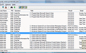 software - Process Monitor 3.96 screenshot