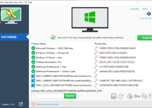 software - Product Key Recovery Tool 2.0.1 screenshot