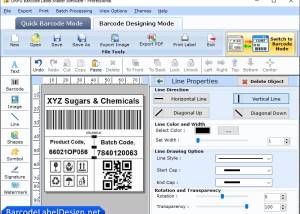 Professional Barcode Design Tool screenshot