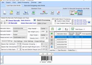 Professional Barcode Label Printing Tool screenshot