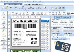 Professional Barcode Maker Software screenshot