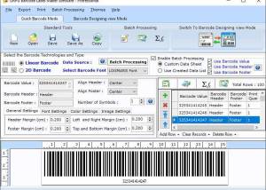 Professional Barcode Making Program screenshot