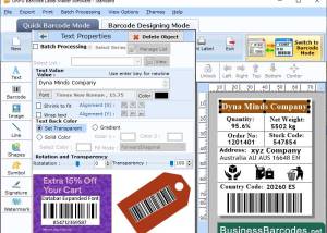 Professional Databar Expanded Barcode screenshot