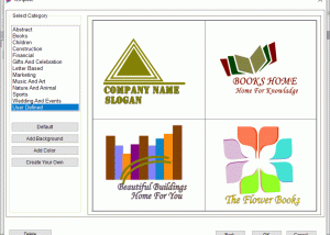 Professional Logo Designing Application screenshot