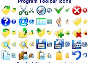 Program Toolbar Icon Set screenshot