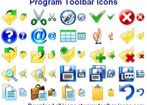 Programm Toolbar Icons screenshot
