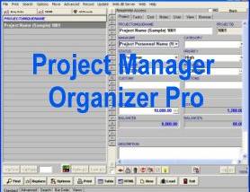 software - Project Manager Organizer Pro 3.2b screenshot