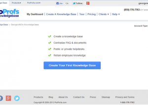 ProProfs Knowledge Base Software screenshot