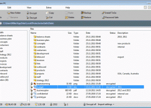 software - Protectorion Data Safe Free 3.3 screenshot