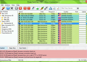 Proxy Switcher PRO screenshot
