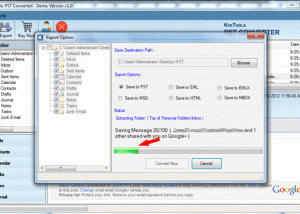 software - PST Converter 2.0 screenshot