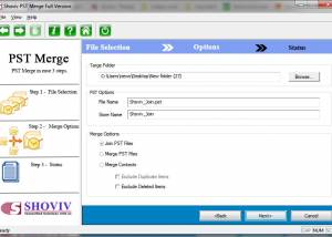 PST Merge Software screenshot