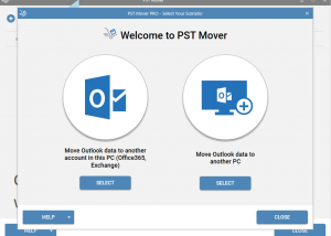 software - PST Mover 2.01.0052 screenshot