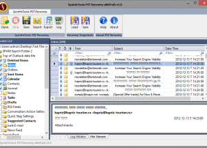 software - PST Repair Tool 2.0 screenshot