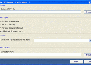 PST to MSG Conversion screenshot