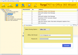 software - PST to Office 365 importer 2.0 screenshot