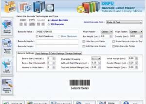 software - Publishers Barcode Label Maker Software 7.3.0.1 screenshot