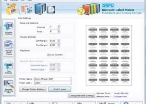 Publishing Company Barcode Fonts screenshot