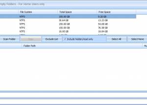 software - Puran Delete Empty Folders 1.2 screenshot