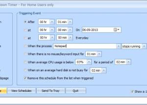 software - Puran Shutdown Timer 1.2 screenshot