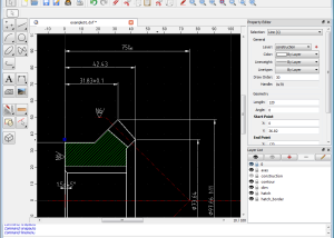 software - QCAD 3.29.3 screenshot