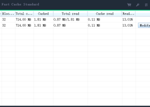 software - QILING Fast Cache Standard 2.1 screenshot