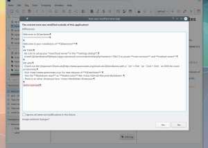 software - QOwnNotes for Linux 3.12.7 screenshot