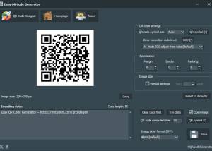 software - Easy QR Code Generator 1.84 screenshot