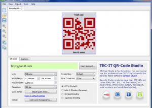 software - QR-Code Maker Freeware 1.0.0 screenshot