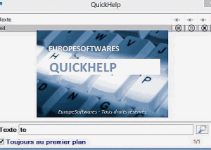 QuickHelp screenshot