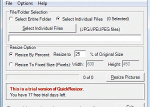 software - QuickResizer 4.0 screenshot