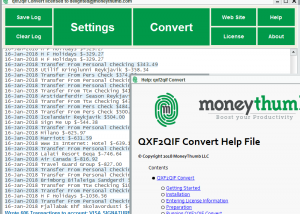 software - QXF2QIF Convert 10.2.09 screenshot