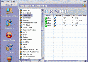 software - R-Firewall 1.0 screenshot