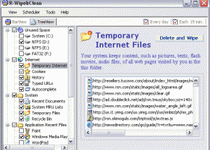 software - R-Wipe & Clean 9.9 screenshot