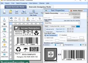 Radio Frequency Identification Tags screenshot