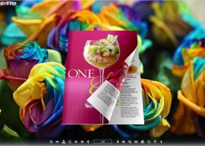 software - Rainbow Blossom Style Theme for 3D Book 1.0 screenshot