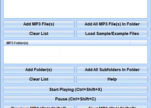 software - Random MP3 Player Software 7.0 screenshot