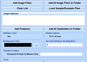 software - Random Slideshow Picture Viewer Software 7.0 screenshot