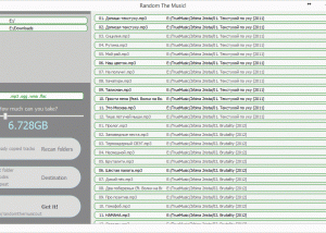 software - Random The Music 2.8 screenshot